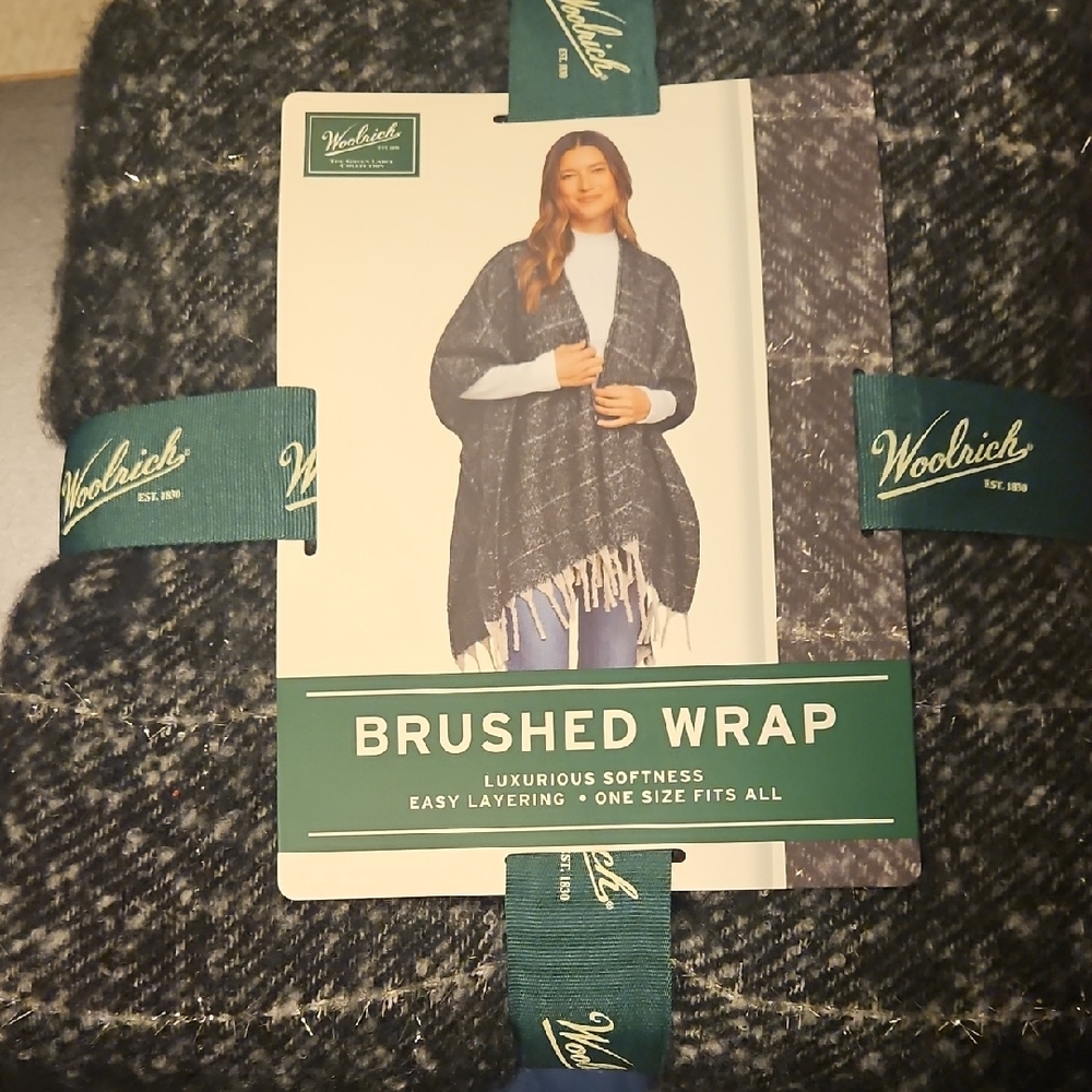 NWT Woolrich Brushed Wrap